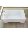ECKBADEWANNE 160x105 LINKS FRIDAS Ablaufgarnitur + Füße GRATIS !
