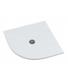 DUSCHWANNE VIERTELKREIS 90x90x3,5 DE LUXE Ablaufgarnitur GRATIS!