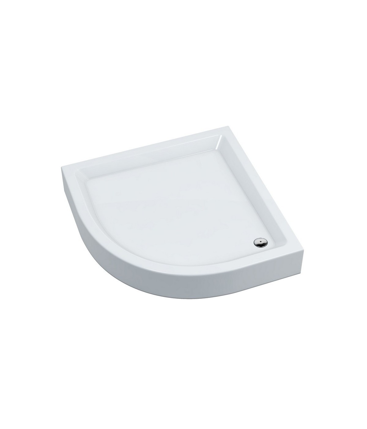 DUSCHWANNE VIERTELKREIS 80x80x16 EKO 2.0 Ablaufgarnitur GRATIS !