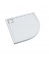 DUSCHWANNE VIERTELKREIS 80x80x5 OMEGAX Ablaufgarnitur GRATIS!
