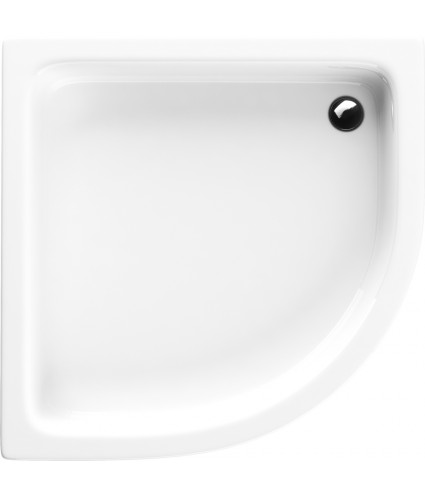 DUSCHWANNE VIERTELKREIS 80x80x26 ZEFIR Ablaufgarnitur GRATIS !