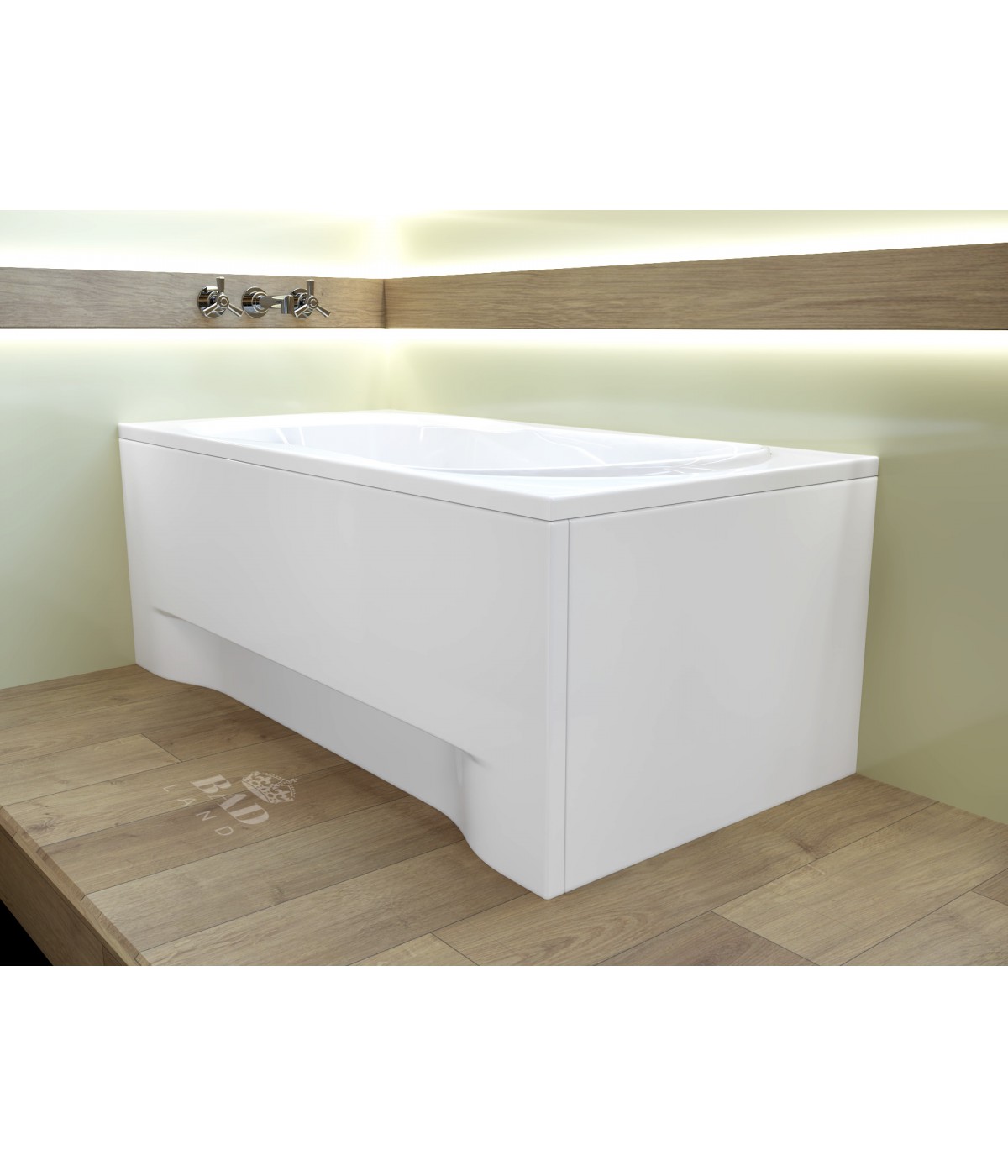 RECHTECK BADEWANNE 180x80 GRACJA Ablaufgarnitur + Füße GRATIS !