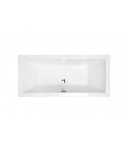 RECHTECK BADEWANNE SLIM 170x75 QUADROS Ablaufgarnitur + Füße GRATIS! WAQ-170-SL