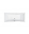 RECHTECK BADEWANNE SLIM 170x75 QUADROS Ablaufgarnitur + Füße GRATIS! WAQ-170-SL