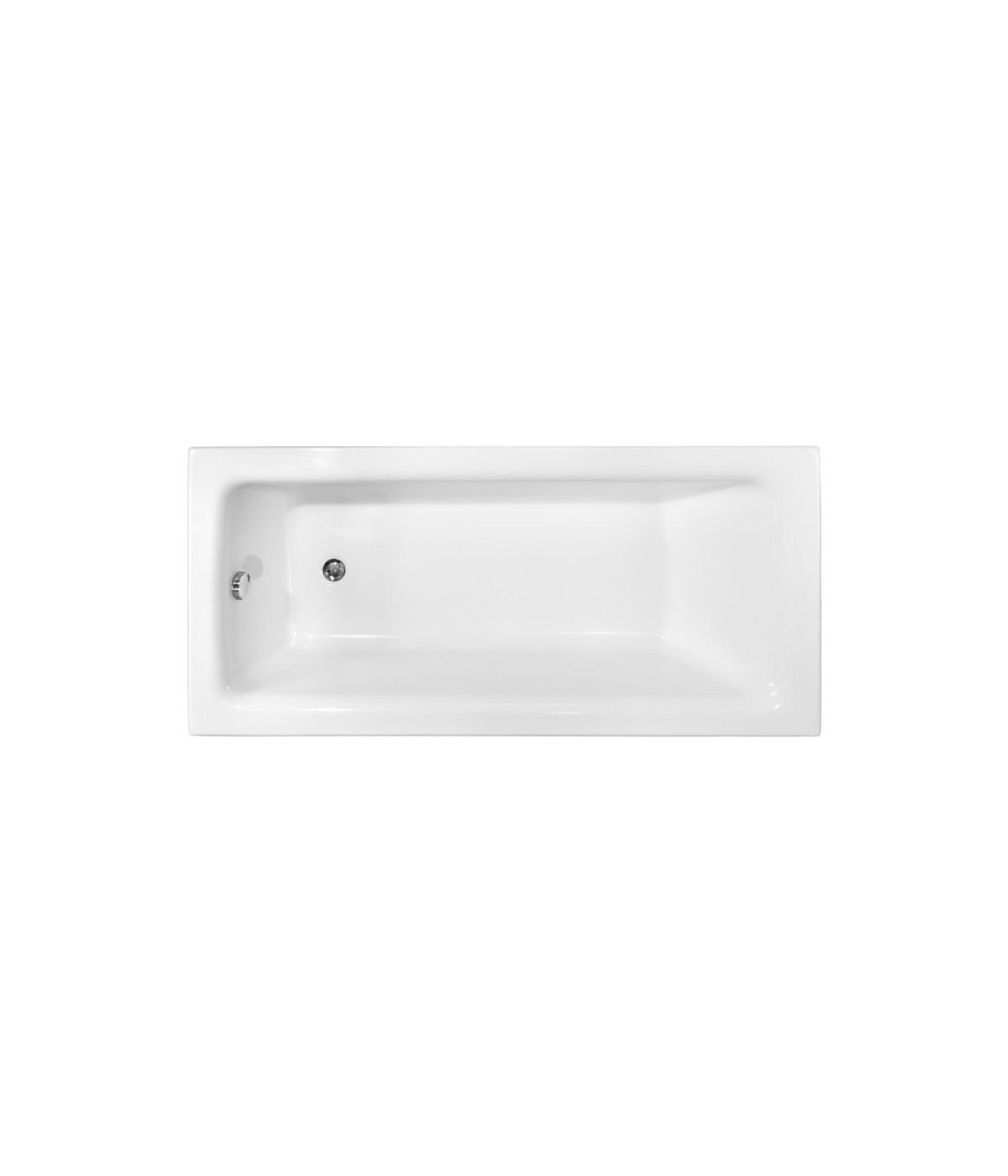 RECHTECK BADEWANNE SLIM 150x70 TALIA Ablaufgarnitur + Füße GRATIS! WAT-150-SL