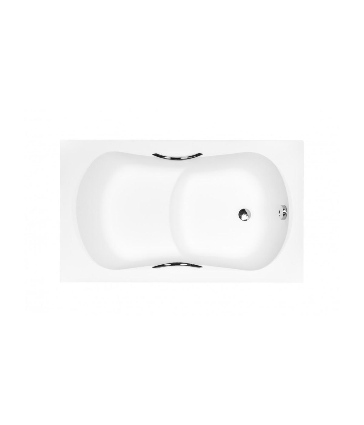 RECHTECK BADEWANNE 120x70 ARIA Ablaufgarnitur + Füße GRATIS!