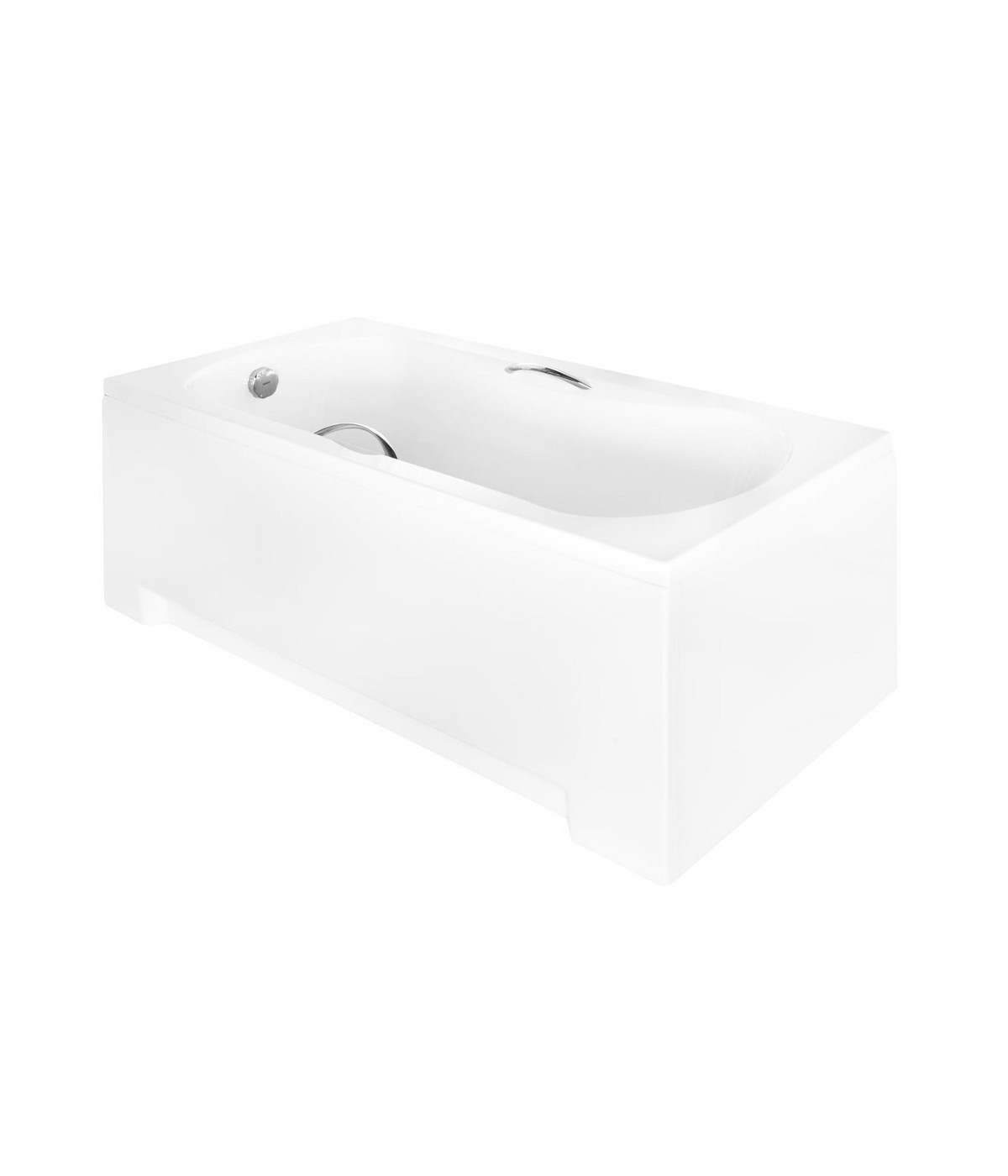 RECHTECK BADEWANNE 120x70 ARIA Ablaufgarnitur + Füße GRATIS!