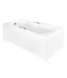 RECHTECK BADEWANNE 120x70 ARIA Ablaufgarnitur + Füße GRATIS!