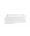 ECKBADEWANNE 150x85 LINKS INTIMAS Ablaufgarnitur + Füße GRATIS !