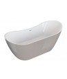 Freistehende Badewanne 180x80 ABI Aschgrau Ablaufgarnitur GRATIS!