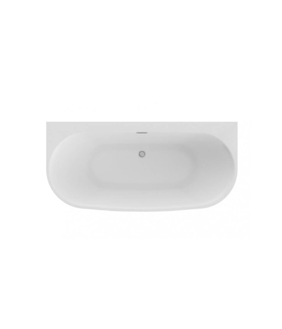 Freistehende Vorwand-Badewanne 160x80 RISAZ Glänzend Schwarz Ablaufgarnitur GRATIS!