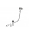 Freistehende Vorwand-Badewanne 160x80 RISAZ Schwarz Matt Ablaufgarnitur GRATIS!