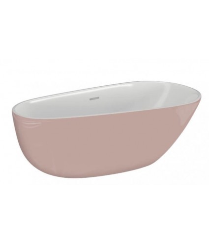 Freistehende Badewanne 170x85 SHILA Rosa Ablaufgarnitur GRATIS!