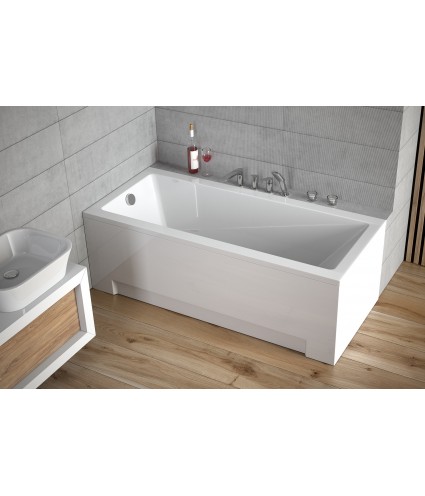 RECHTECK BADEWANNE 130x70 MODERN Ablaufgarnitur + Füße GRATIS !