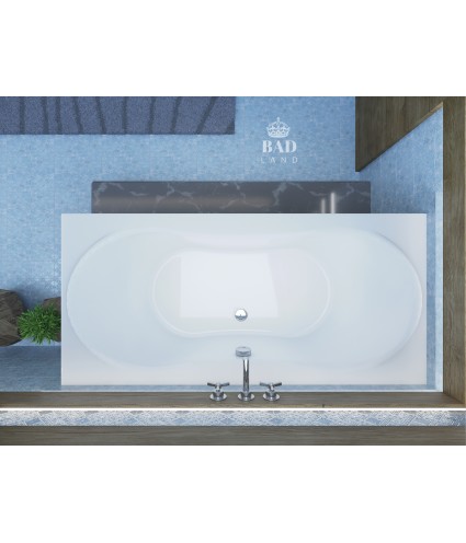 RECHTECK BADEWANNE 180x80 LONG Ablaufgarnitur + Füße GRATIS !