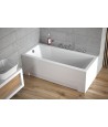 ECKBADEWANNE 120x120 MIAZ Ablaufgarnitur + Füße GRATIS !