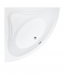 ECKBADEWANNE 120x120 MIAZ Ablaufgarnitur + Füße GRATIS !