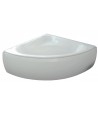 ECKBADEWANNE 140x140 MIAZ Ablaufgarnitur + Füße GRATIS !