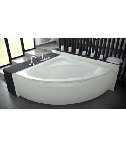 ECKBADEWANNE 148x148 LUKSJA Ablaufgarnitur + Füße GRATIS !