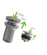 Freistehende Badewanne Wanne Oval 160x70 VIYA Mineralguss Ablaufgarnitur Click-Clack GRATIS!