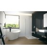 Freistehende Badewanne Wanne Oval 160x70 VIYA Mineralguss Ablaufgarnitur Click-Clack GRATIS!