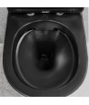 WC-Toilette SLIM Soft-Close DELOS Schwarz