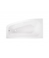 ECKBADEWANNE 150x80 LINKS LUNA Ablaufgarnitur + Füße GRATIS!