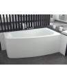 ECKBADEWANNE 150x80 LINKS LUNA Ablaufgarnitur + Füße GRATIS!
