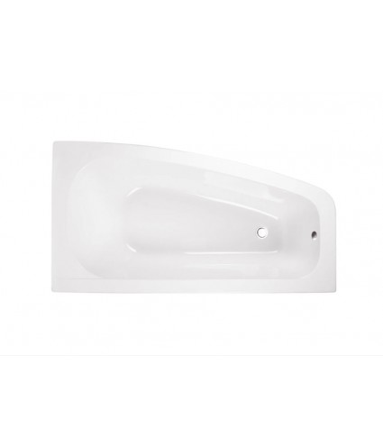 ECKBADEWANNE 150x80 RECHTS LUNA Ablaufgarnitur + Füße GRATIS!