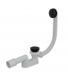 Ablaufgarnitur für Duschwanne Dusche Siphon Ø 90 mm Ablauf flach 60 mm