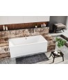 RECHTECK BADEWANNE 150x75 CLASSIC Ablaufgarnitur + Füße GRATIS !