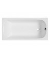 RECHTECK BADEWANNE SLIM 130x70 CLASSIC Ablaufgarnitur + Füße GRATIS !