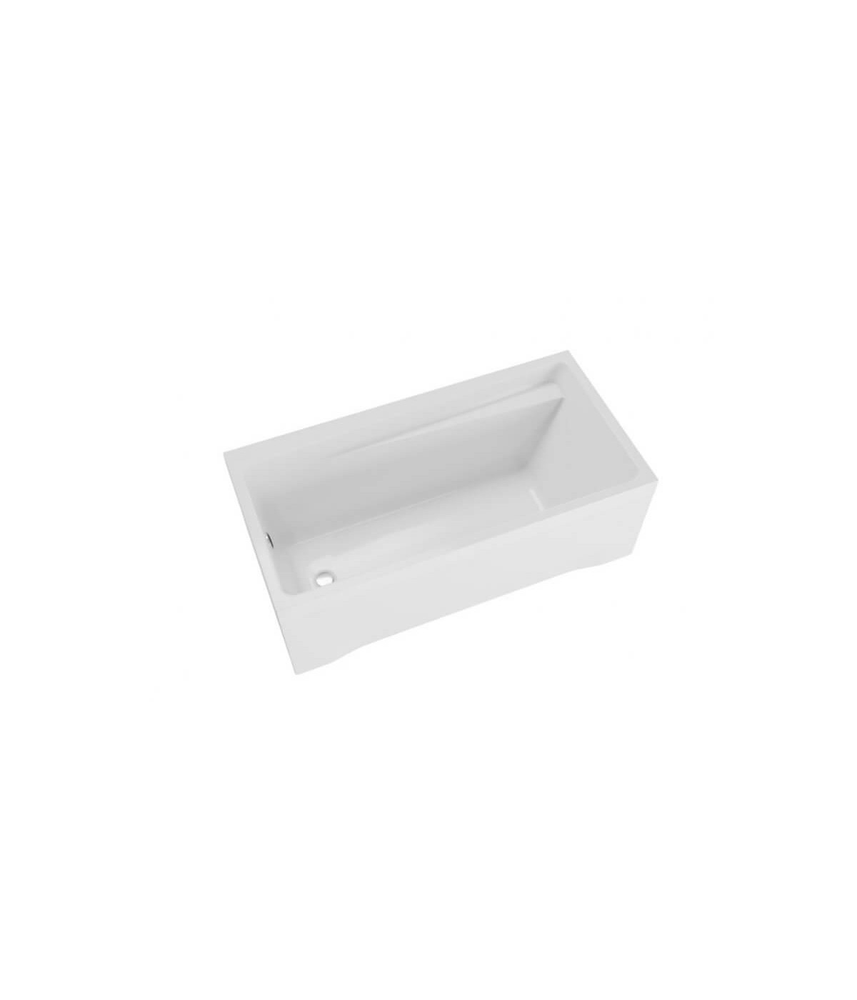RECHTECK BADEWANNE 140x70 ELZA Ablaufgarnitur + Füße GRATIS !