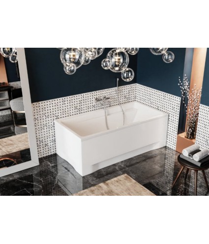 RECHTECK BADEWANNE 140x70 ELZA Ablaufgarnitur + Füße GRATIS !