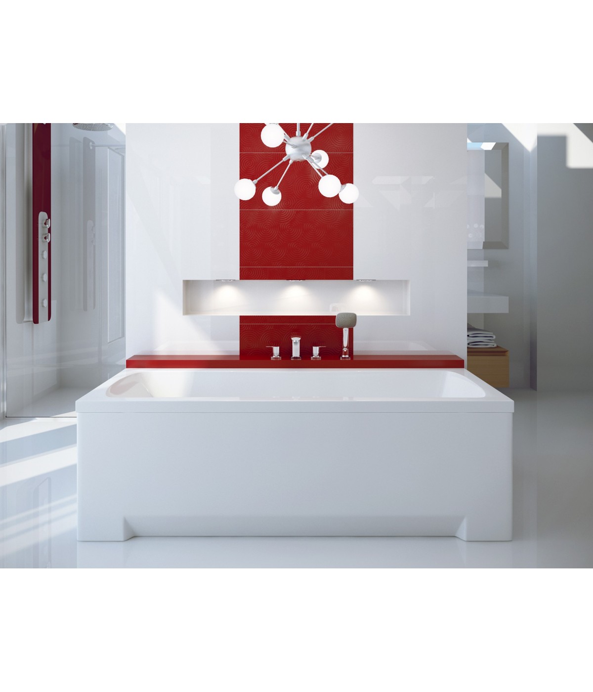 RECHTECK BADEWANNE 170x70 OPTIMAZ Ablaufgarnitur + Füße GRATIS !