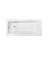 RECHTECK BADEWANNE 160x75 TALIA KOPFSTÜTZE HANDGRIFFE Ablaufgarnitur + Füße GRATIS !
