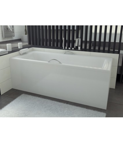 RECHTECK BADEWANNE 170x75 TALIA KOPFSTÜTZE HANDGRIFFE Ablaufgarnitur + Füße GRATIS !