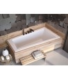 ECKBADEWANNE SLIM 150x85 RECHTS INTIMAS Ablaufgarnitur + Füße GRATIS !