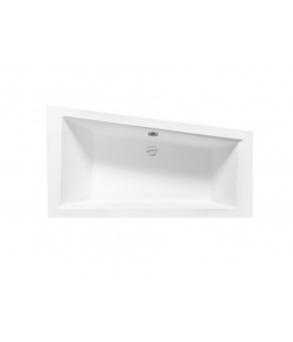 ECKBADEWANNE SLIM 160x90 RECHTS INTIMAS Ablaufgarnitur + Füße GRATIS !