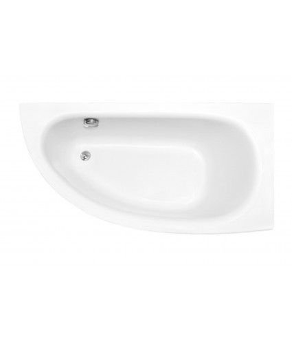 ECKBADEWANNE 150X70 RECHTS MILENA Ablaufgarnitur + Füße GRATIS !