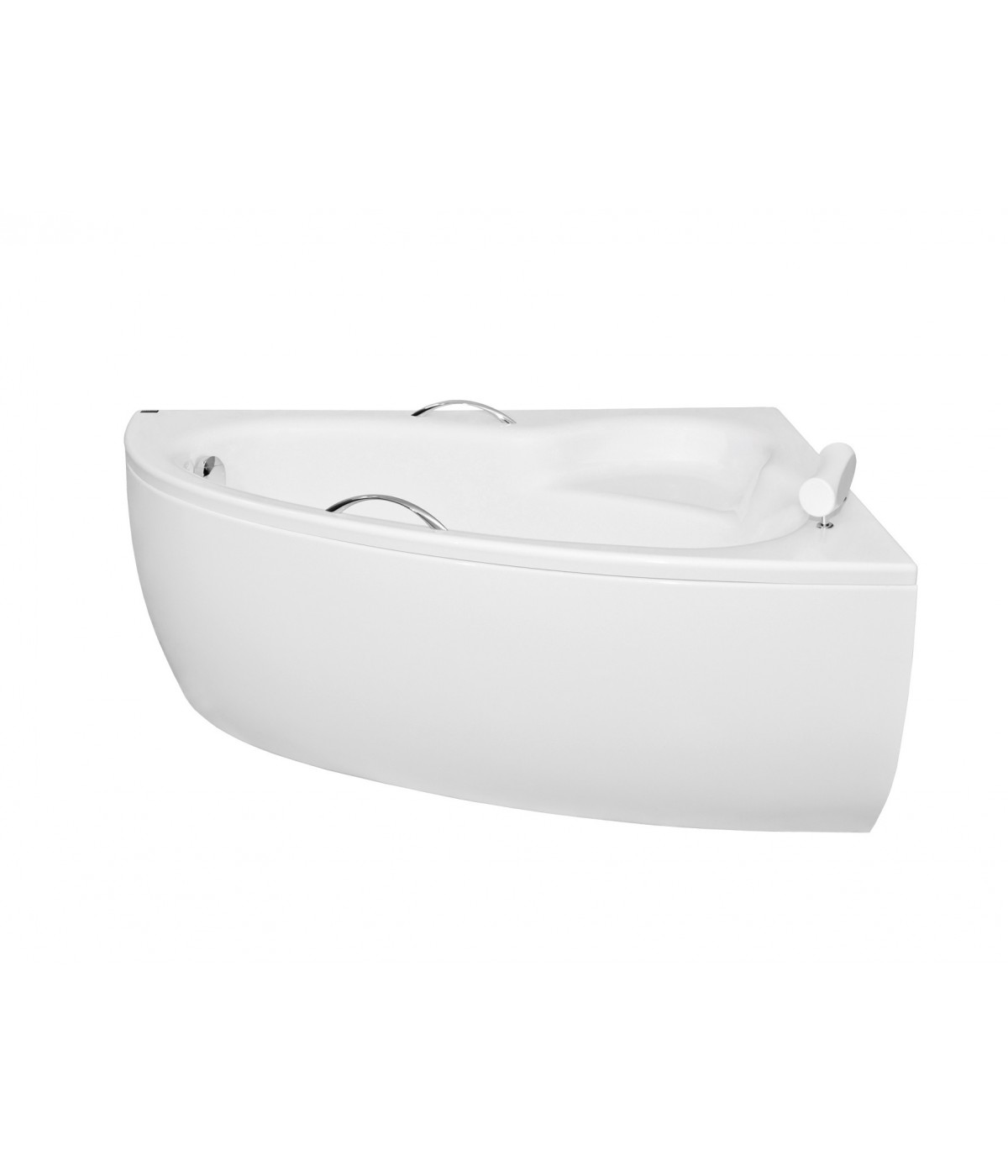 ECKBADEWANNE 150X100 RECHTS NATALIA Ablaufgarnitur + Füße GRATIS !