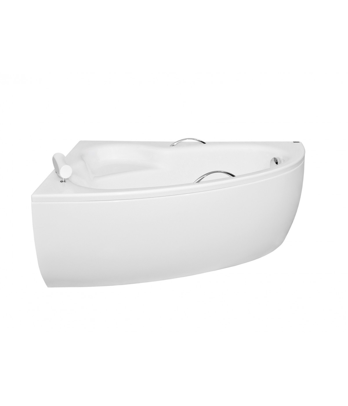 ECKBADEWANNE 150X100 LINKS NATALIA Ablaufgarnitur + Füße GRATIS !