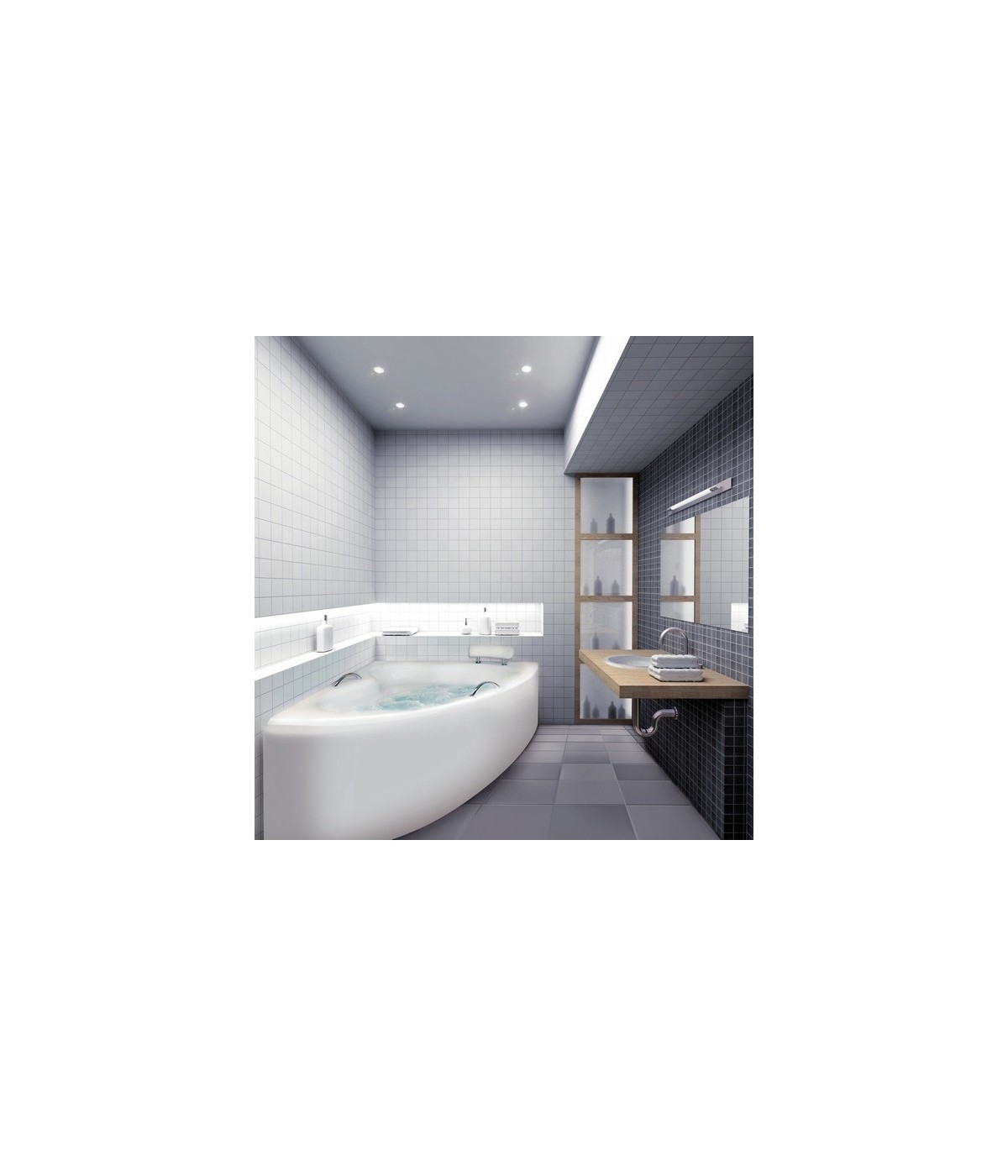 ECKBADEWANNE 150X100 RECHTS NATALIA Ablaufgarnitur + Füße GRATIS !