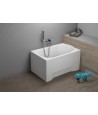 ECKBADEWANNE 145x85 LINKS MIKI Ablaufgarnitur + Füße GRATIS !