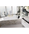 ECKBADEWANNE 150X70 RECHTS MILENA Ablaufgarnitur + Füße GRATIS !