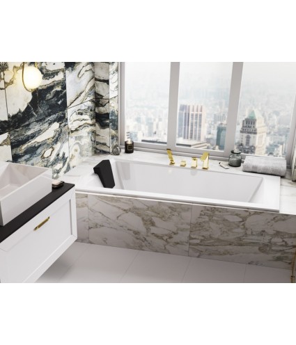 ECKBADEWANNE SLIM 160x90 LINKS INTIMAS Ablaufgarnitur + Füße GRATIS !