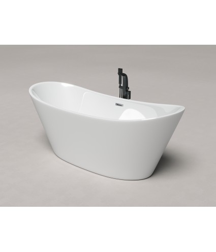 Freistehende Badewanne 170 x 80 Acryl Ablauf VIEGA Click-Clack GRATIS !