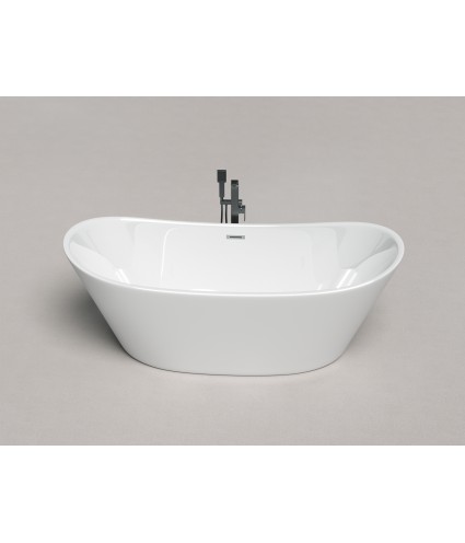 Freistehende Badewanne 170 x 80 Acryl Ablauf VIEGA Click-Clack GRATIS !