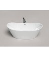 Freistehende Badewanne 170 x 80 Acryl Ablauf VIEGA Click-Clack GRATIS !