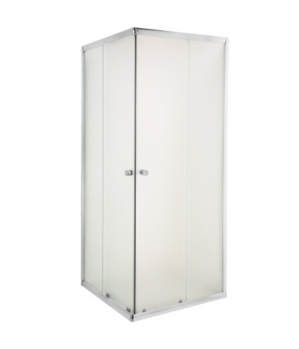 Duschkabine PARLA Gefrorenes Glas 80x80 180cm Quadratisch